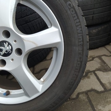 Колесные диски 16 Peugeot 4x108 Continental 195/60R16