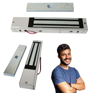 ZAMEK ELEKTROMAGNETYCZNY DO DRZWI WEJŚCIOWYCH DC12V 24V MAGNES DO 280KG