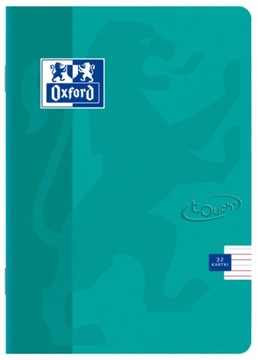OXFORD ZESZYT ZESZYTY A4/32 3 LINIA KOLOR SOFT