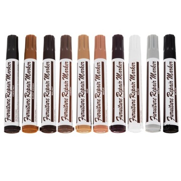 Набор для ремонта мебельных панелей. Маркеры, воск для ремонта деревянных дверей, рис. 21 шт.