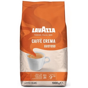 LAVAZZA Caffe Crema Gustoso - Кофе в зернах 1кг