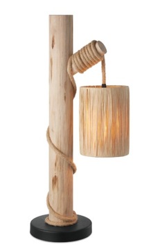 Lampa stołowa E27 Naturalna z wyłącznikiem