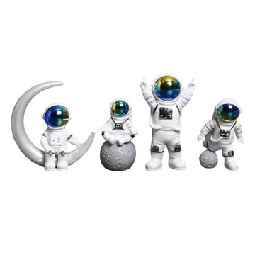 Rysunek Spaceman Rzeźba Statua z