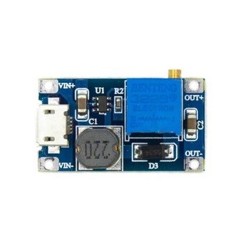 Повышающий преобразователь DC-DC 2А LM2577 с USB