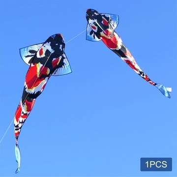 Воздушный змей Игрушка Активный отдых на свежем воздухе Красная рыба Кои Воздушный змей Подарки на день рождения Спортивный отдых