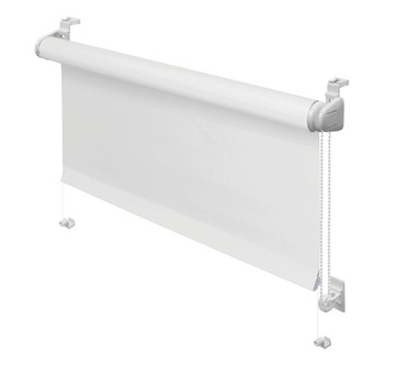 Roleta gładka biała 72,5 x 215 cm
