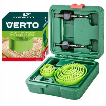 VERTO OTWORNICE BIMATAL DO METALU I DREWNA 14 el. 60H954 ZESTAW 19-76 mm