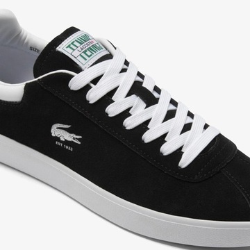 Lacoste Buty Męskie Baseshot Black White 45