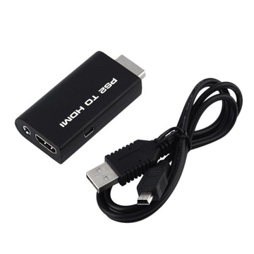 Адаптер-конвертер PlayStation PS2 — HDMI + аудиоразъем 3,5 мм