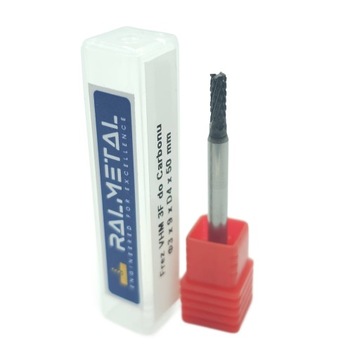 Frez VHM 3F do Carbonu 3 x 9 x D4 x 50 mm - CVD DIAMOND