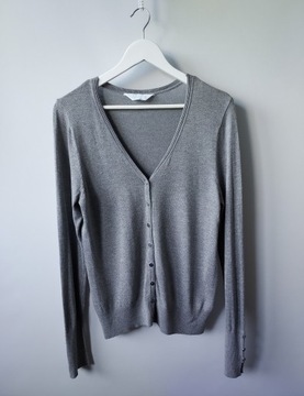 PRIMARK CARES szary rozpinany sweter S