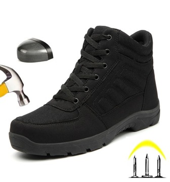 BUTY ROBOCZE OCIEPLANE ZIMOWE ŚNIEGOWCE Z NOSKIEM SB BHP