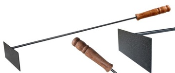 Набор скребок для золы + кочерга для чистки печи-камина