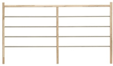 MP Max Dębowe Inox Лестничная балюстрада