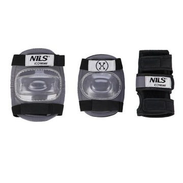 Защиты + шлем АКСЕССУАРЫ для безопасности на роликовых коньках, велосипеде, размер M