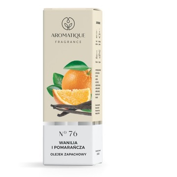 Wanilia z Pomarańczą olejek zapachowy Aromatique