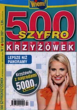 7/2021 500 SZYFROKRZYŻÓWEK