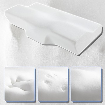 KRĘGOSŁUP ORTOPEDYCZNA PODUSZKA POD GŁOWĘ Z PIANKI MEMORY, ERGONOMICZNA