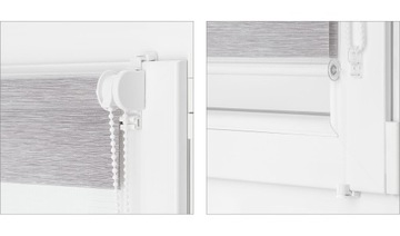 Рулонные шторы премиум-класса день-ночь 76x150 DecoDesign