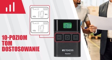 Retekess TT122 Guide System, Система аудиогидов, 150M, 2,4 ГГц