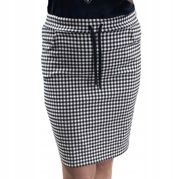 D777 Гибкая юбка для карандашей с карманами R: 46