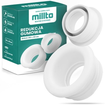 Резиновая редукция 50х40 мм СТИРАЛЬНАЯ МАШИНА ПОСУДОМОЕЧНАЯ МАШИНА Сливные трубы Гибкие