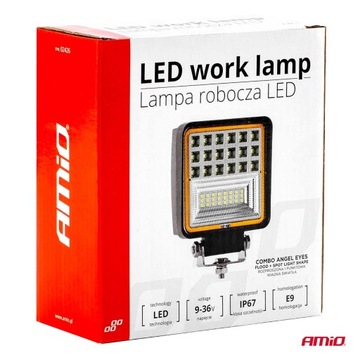 ГАЛОГЕННАЯ РАБОЧАЯ ЛАМПА 42xLED ПОИСК 9-39В 3360лм