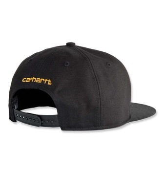 CARHARTT czapka z daszkiem Ashland Cap czarna snapback prosty daszek