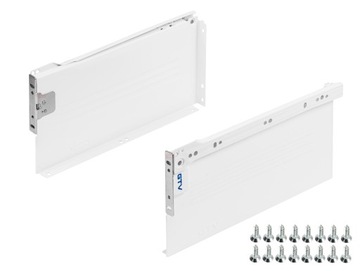 GTV SZUFLADA METALBOX H=150 L=400 BIAŁA PRESTIGE