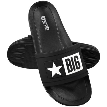 Klapki plażowe gumowe Big Star W DD274A266 czarne