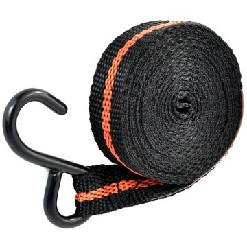 Транспортировочные ремни 25 мм х 5 м с храповым механизмом и крюком КРЕПЛЕНИЕ С НАТЯЖИТЕЛЕМ