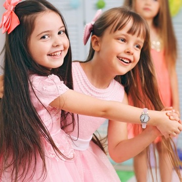 1 шт. ДЕТСКИЕ ЧАСЫ ДЛЯ ДЕВОЧКИ