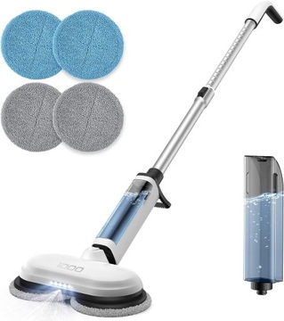 iDOO Cordless Electric Mop podłogowy z funkcją spryskiwania LED 350ML Y792