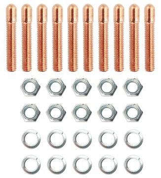 ЭЛЕКТРОДЫ вместо треугольников ЗВЕЗДЫ для МОЛОТА 10 шт, МЕДНЕННОЕ покрытие