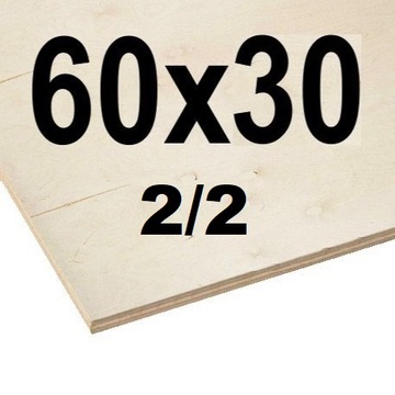 SKLEJKA 3mm 60x30 KL2/2 LASER CNC DECOUPAGE