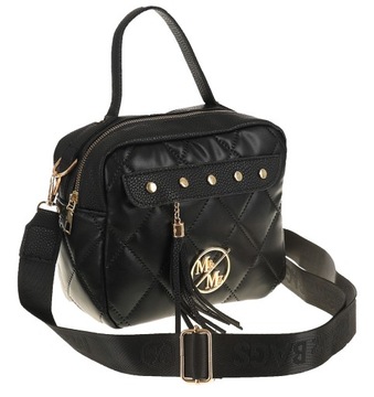 M&Mz Elegancka Torebka Damska listonoszka kuferek XB1112 Black