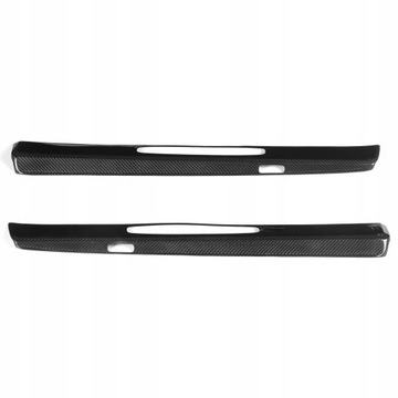 2шт накладка на порог из углеродного волокна