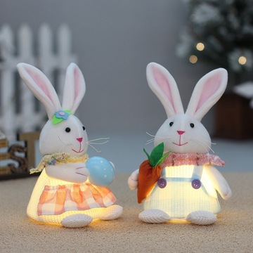 Пасхальное светящееся кукольное украшение Пасхальный кролик Украшение из редиски