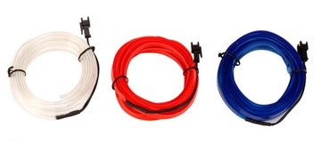 ВОЛОКОННО-ОПТИЧЕСКАЯ СВЕТОДИОДНАЯ ЛЕНТА EL WIRE 2M