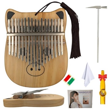 KALIMBA drewniana Świnka Peppa, naklejki kazoo