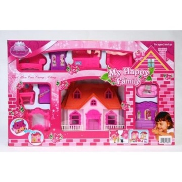 Domek z mebelkami dla lalek Mega Creative