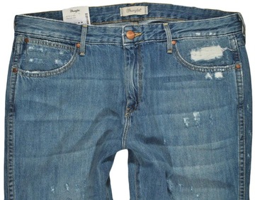 WRANGLER spodnie JEANS blue BOYFRIEND W28 L32
