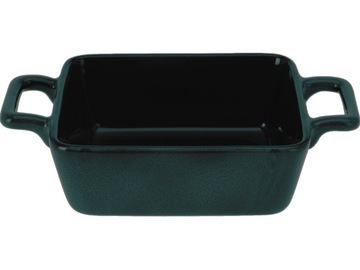 ŻAROODPORNE Naczynie do zapiekania 19x11cm ZIELONE