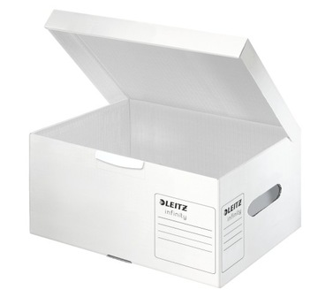 Pojemnik kontener do archiwum Leitz Infinity, bezkwasowy, uchylne wieko