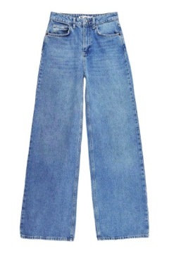 ЖЕНСКИЕ БРЮКИ СО ШВОМ ШИРОКИЕ СВОБОДНЫЕ НОГИ ДЖИНСЫ ПРЯМЫЕ ШИРОКИЕ НОГИ