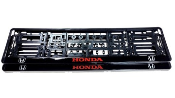 Ramki do tablicy rejestracyjnej HONDA Żelowe 2 sztuki