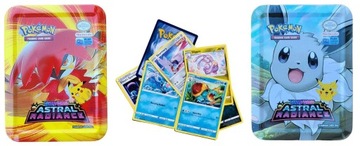 3 КОЛЛЕКЦИОННЫЕ КАРТОЧКИ POKEMON METAL CAN