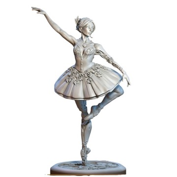 Baletnica steampunk figurka rpg druk 3d 8k