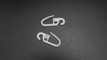 Кольцо с булавкой - Набор из 10 колец БЕЛЫХ.