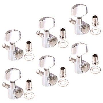 6 шт. гитарные колки, колки для акустической гитары, инструменты для настройки гитары, ключ для настройки гитары